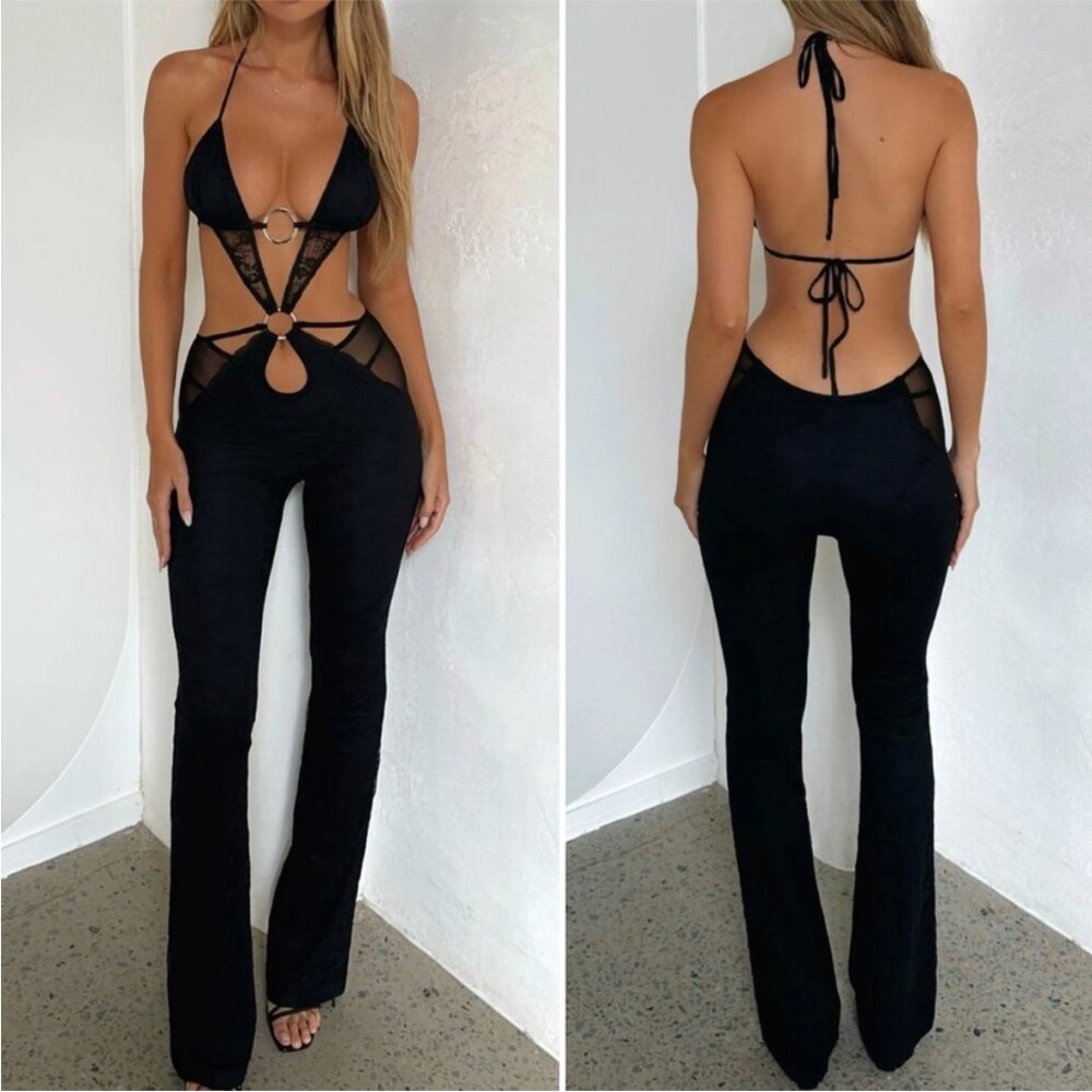 OUTCAST LAYNE JUMPSUIT BLACK